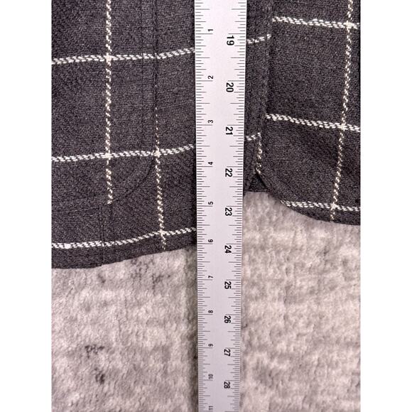 Smythe Duchess Blazer 4 Womens Wool Linen Gray Tweed Windowpane Elbow Patch - Picture 6 of 7